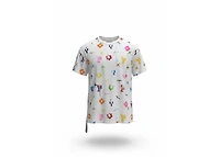 Purple Brand Textured Inside Out Tee Off White