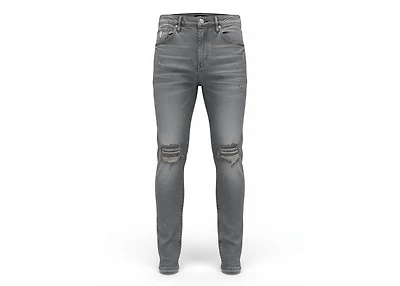 Purple Brand Wash Blowout Black Skinny Jeans