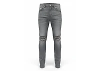 Purple Brand Wash Blowout Black Skinny Jeans