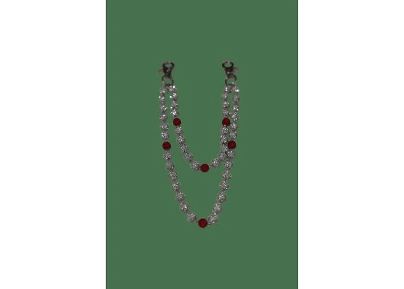 Pocket Chain Silver/Red