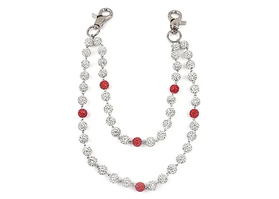 Pocket Chain Silver/Red