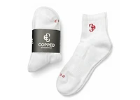 Copped White / Red Ankle Socks (4 Pack)