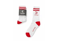 Copped White / Red Mid Socks 3-Pack