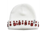 Mani Royalty Beanie v3 White / Red