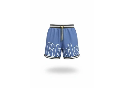Rhude Court Logo Short - Navy