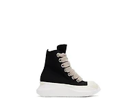 Rick Owens DRKSHDW Hollywood Jumbo Lace Abstract High Top Black Milk