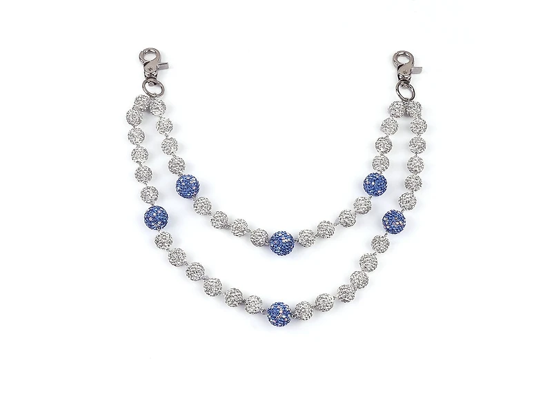 Pocket Chain Silver/Royal Blue