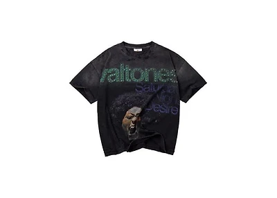 SATURDAY BLING TEE [BLACK]