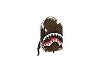 SHARKS IN PARIS COTTON CANVAS PAINTED BACKPACK