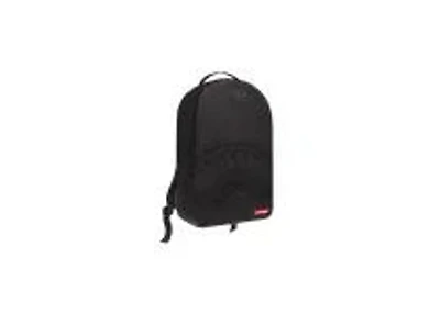 SHARK CENTRAL BLACKED OUT EMBOSSED NYLON BACKPACK