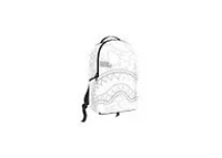 SHARK CENTRAL CAMO CUT SHARK WHITE BACKPACK