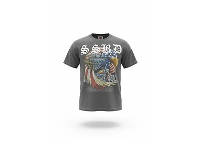 SSBDNY 1 of 1 Harley Davidson Eagle USA Tee