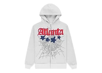 Sp5der Atlanta Full Zip Hoodie Heather Grey