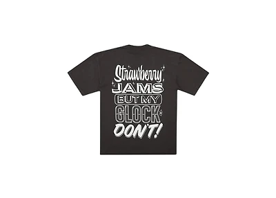 Strawberry Rcade Vintage Black Tee