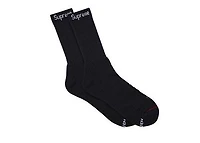 Supreme Hanes Crew Socks (1 Pair) Black