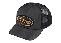 Supreme Raffia Mesh Back 5-Panel Hat Black