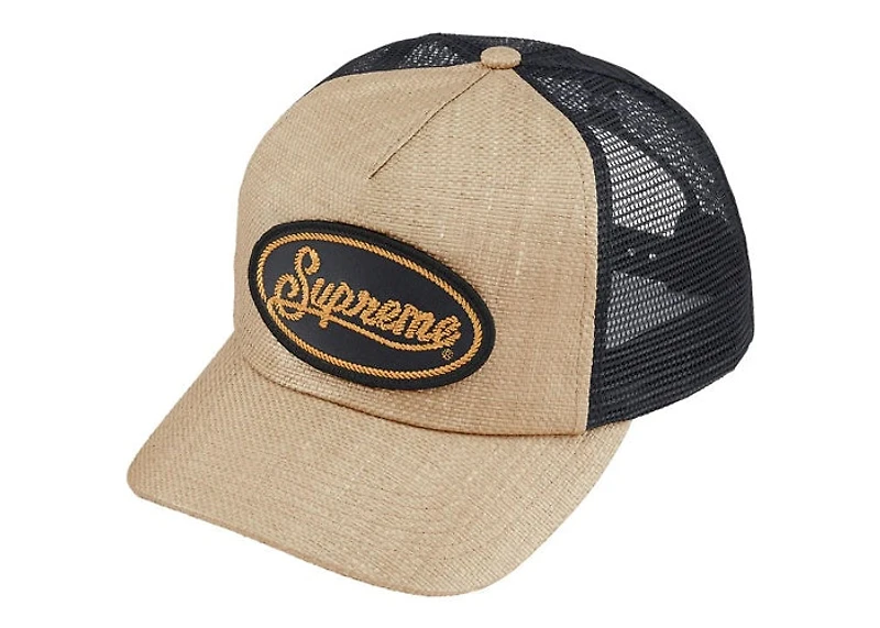 Supreme Raffia Mesh Back 5-Panel Hat
