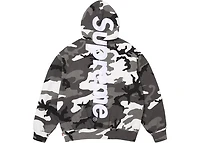 Supreme Satin Applique Hooded Sweatshirt (SS26) Snow Camo