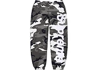 Supreme Satin Applique Sweatpant (SS26) Snow Camo