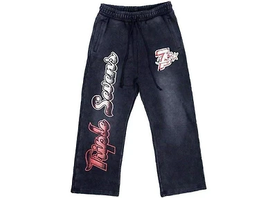 Triple Sevens All Star Sweatpants Washed Black