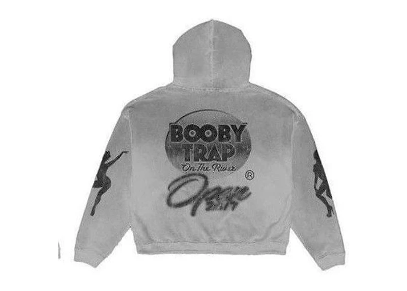 Triple Sevens Trap Logo Hoodie Grey