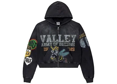 Vale Army Zip Black