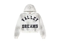 Vale Classico Zip Up Hoodie White