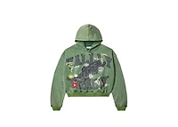 Vale Flowers Green Hoodie