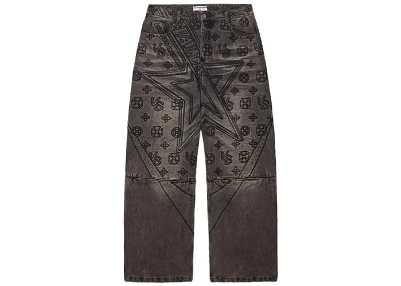 Vale Forever Spades Jeans - Washed Black