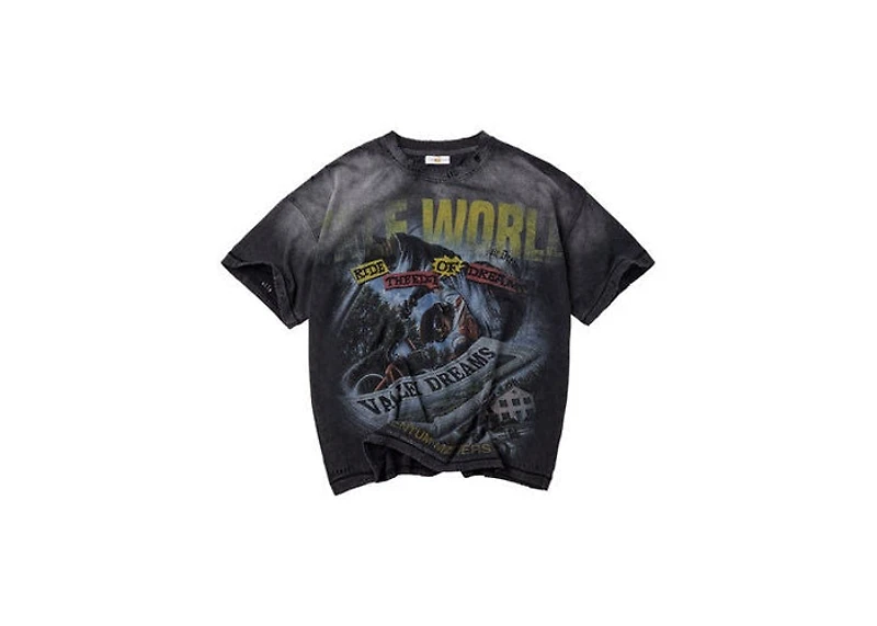 Vale Newspaper Tee Black