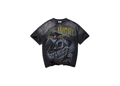 Vale Newspaper Tee Black