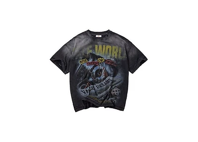 Vale Newspaper Tee Black