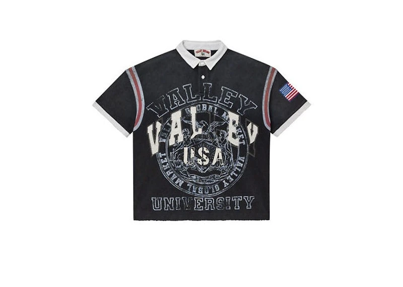 Vale Valley USA Rugby Shirt Black