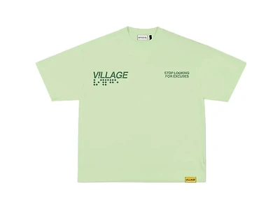 Village Braille Green Tee
