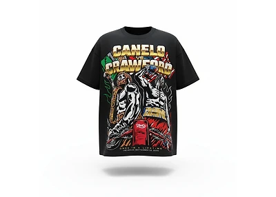 Warren Lotas Canelo vs Crawford T Shirt Black