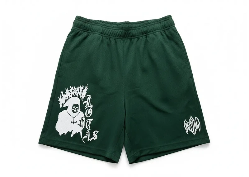 Warren Lotas Dagger Reaper Mesh Green Short