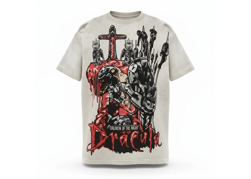 Warren Lotas Vampire T-Shirt Natural