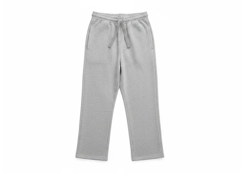 Mani Lightweight Rhinestone Baggy Sweatpants Grey/White