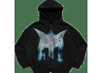 Works of Madness Messiah Premium Zip Up Black