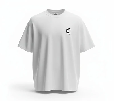 COPPED Seamless Tee Single Layer White Black Logo