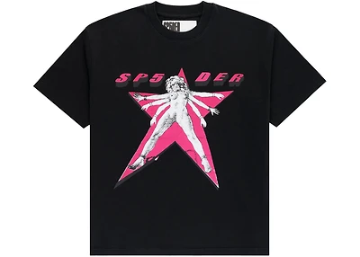 Sp5der Star Girl Tee Black