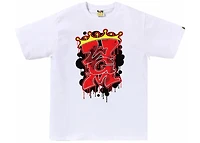 BAPE Bape Graffiti WGM Tee White