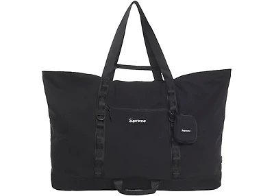 Supreme X-Large Tote Bag + Utility Pouch Black