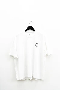 COPPED Seamless Tee Single Layer White Black Logo