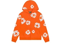 Denim Tears Cotton Wreath Zip Hoodie Orange