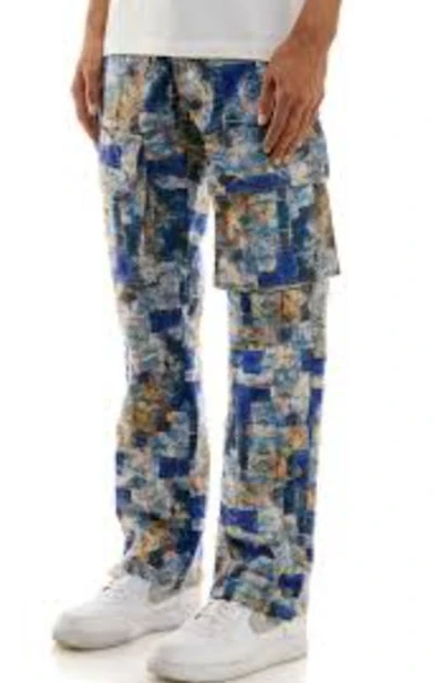 KDNK JEANS KND4759 BLUE CUT & SEW SLIM JEANS