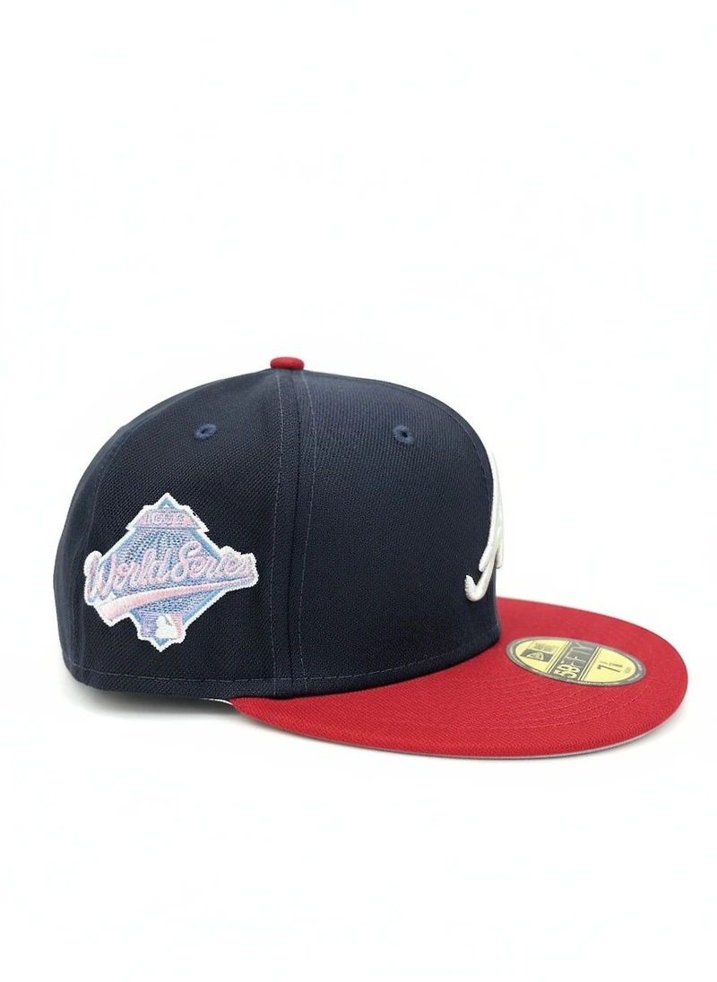 New Era Atlanta Braves World Series Pop Sweat 59Fifty Fitted Hat