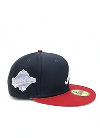 New Era Atlanta Braves World Series Pop Sweat 59Fifty Fitted Hat