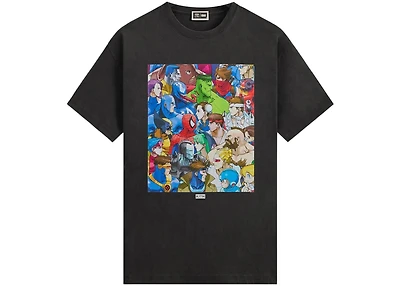 Kith x Marvel vs. Capcom Clash of Super Heroes Vintage Tee Black