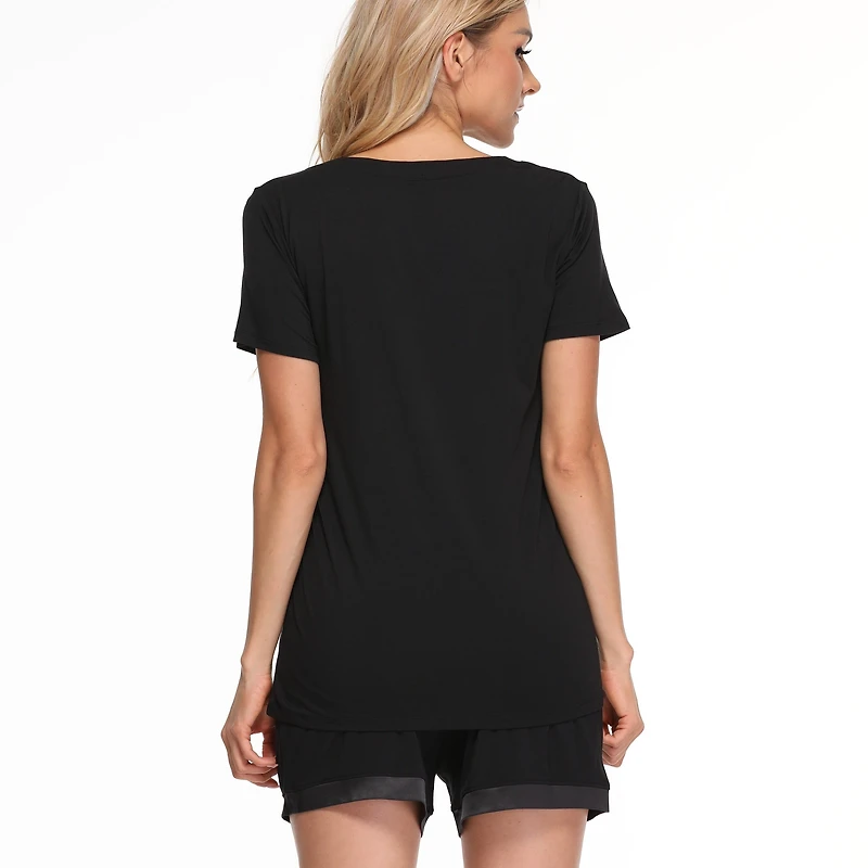Bamboo Shorts/T-Shirt PJ Set